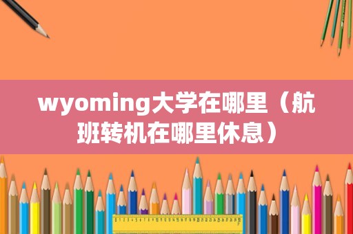 wyoming大学在哪里（航班转机在哪里休息）