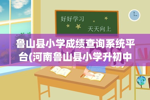 鲁山县小学成绩查询系统平台(河南鲁山县小学升初中分数在哪可以查到啊)