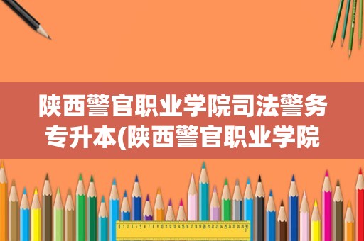 陕西警官职业学院司法警务专升本(陕西警官职业学院专升本有哪些专业)