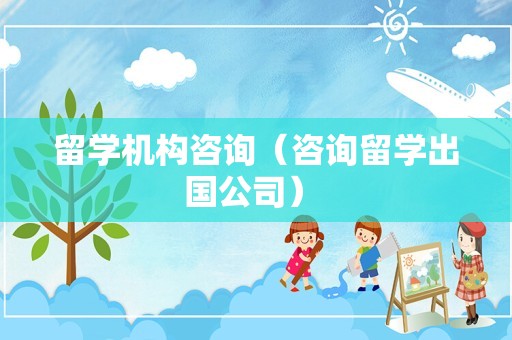 留学机构咨询（咨询留学出国公司） 