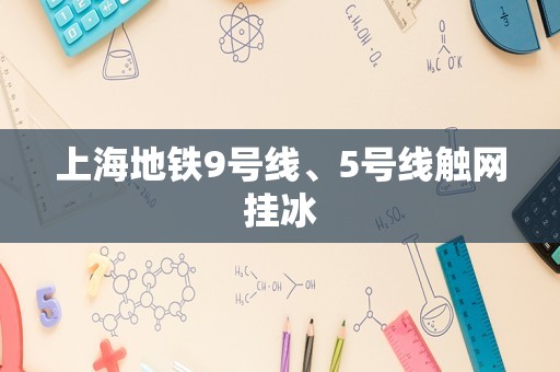 上海地铁9号线、5号线触网挂冰