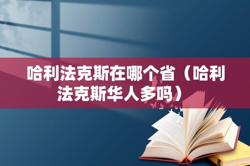 哈利法克斯在哪个省（哈利法克斯华人多吗） 