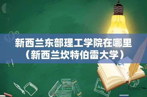 新西兰东部理工学院在哪里（新西兰坎特伯雷大学） 